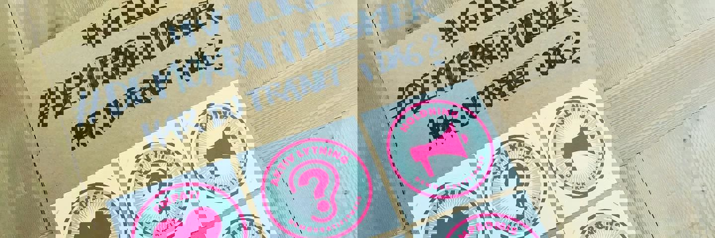 Demokrati Fitness skilt